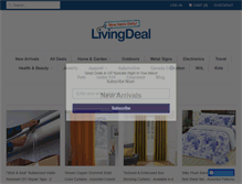 Tablet Screenshot of livingdeal.com